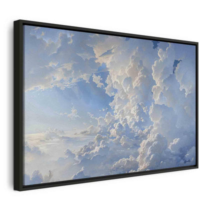 Leinwandbild - The Sun Revealing the Secrets of the Clouds: Spectacular Images in the Sky Artgeist