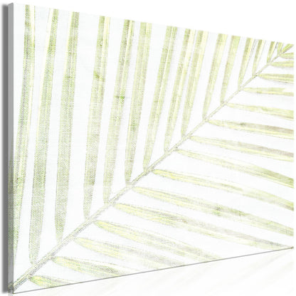 Leinwandbild - Palm Leaf (1 Part) Wide Artgeist