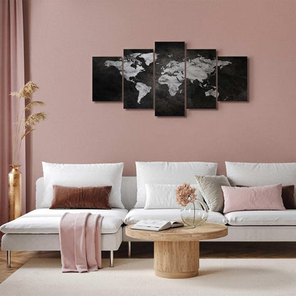 Leinwandbild - Dark World (5 Parts) Wide