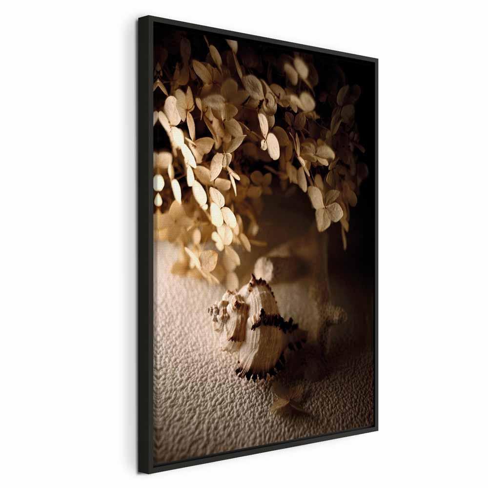 Leinwandbild - Humming Seashell (1 Part) Vertical