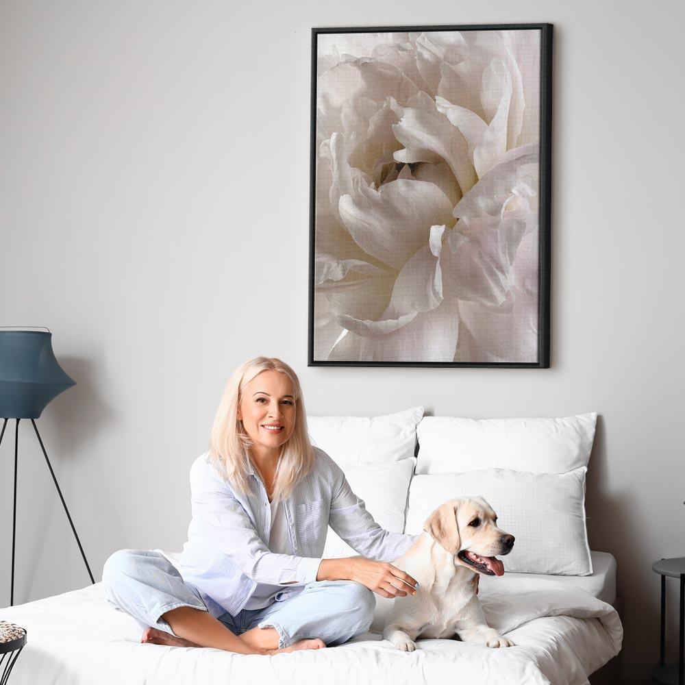 Leinwandbild - Fluffy Distraction (1 Part) Vertical