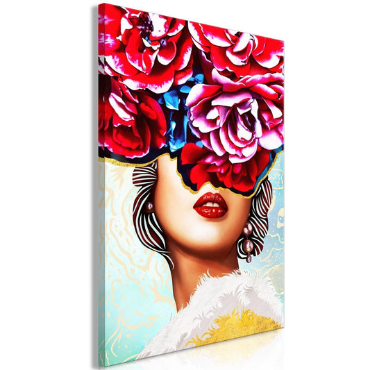 Leinwandbild - Sweet Lips (1 Part) Vertical Artgeist
