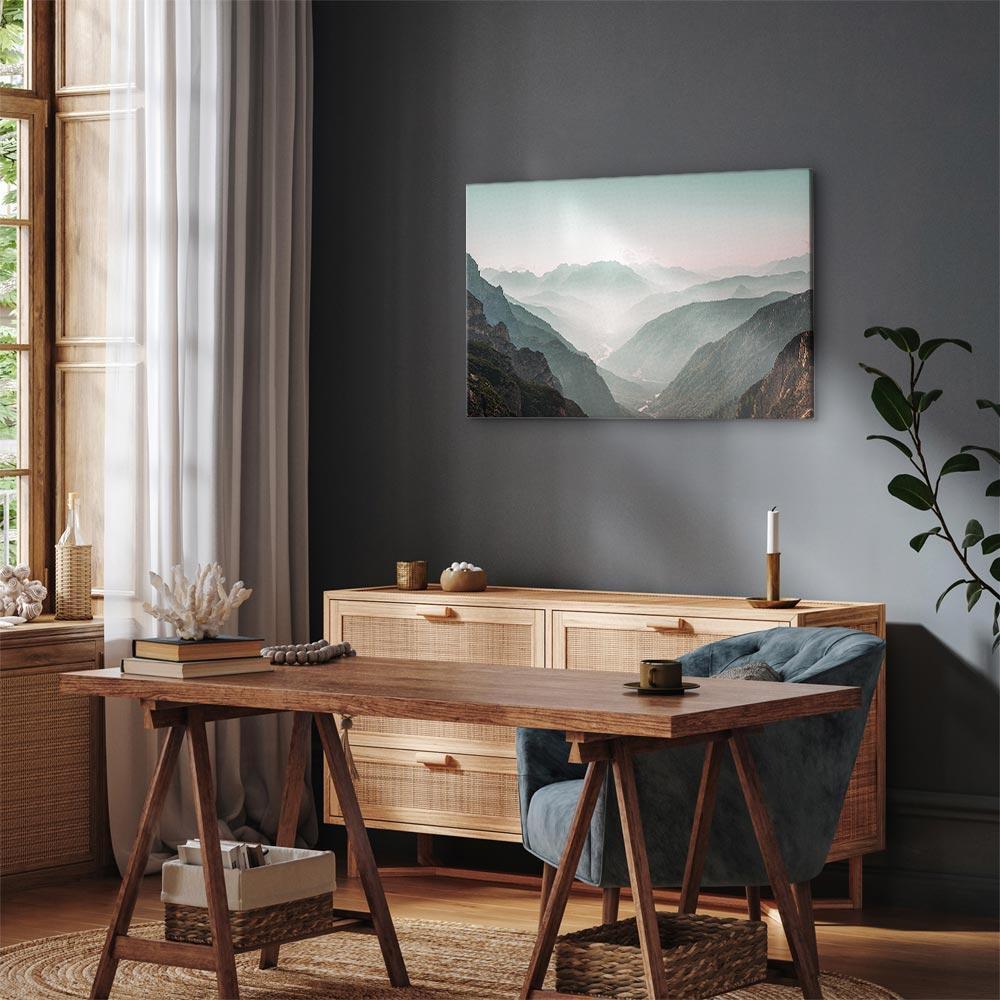 Leinwandbild - Mountain Horizon (1 Part) Wide