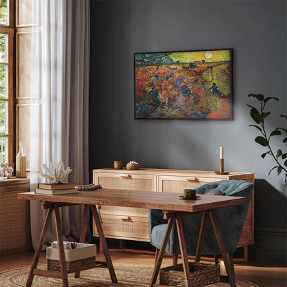 Leinwandbild - Vincent van Gogh – The Red Vineyard