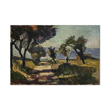Leinwandbild - Henri Matisse – Corsican Landscape with Olive Trees
