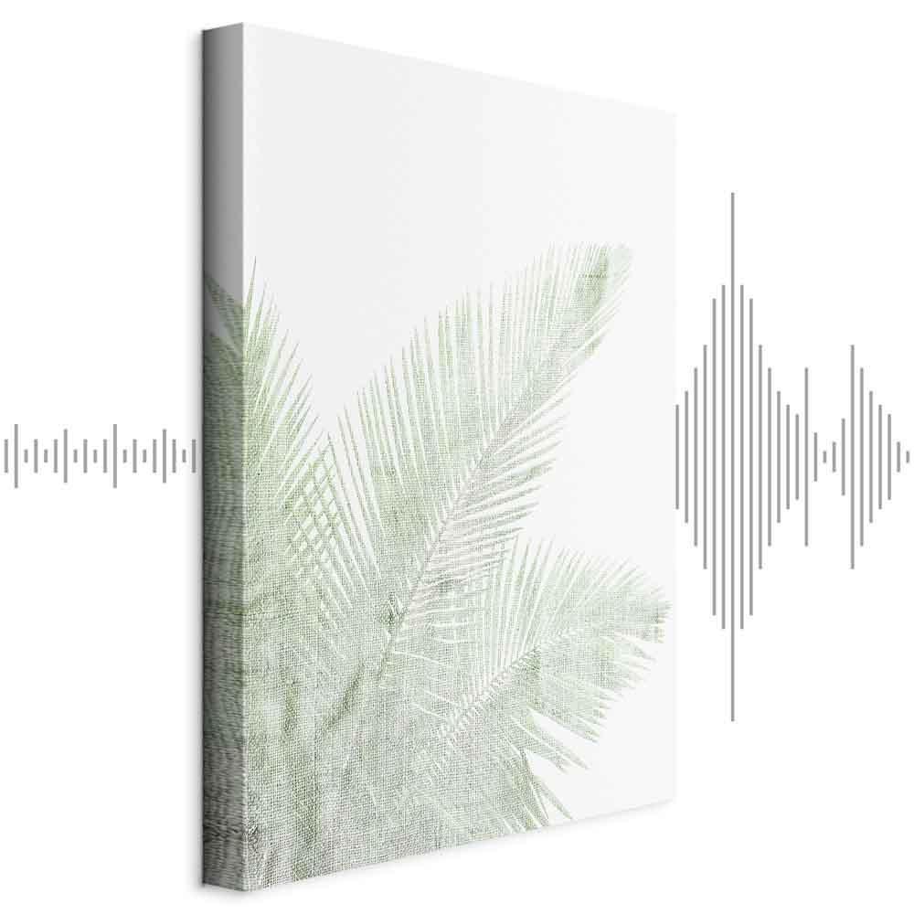 Leinwandbild - Velvet Green (1 Part) Vertical