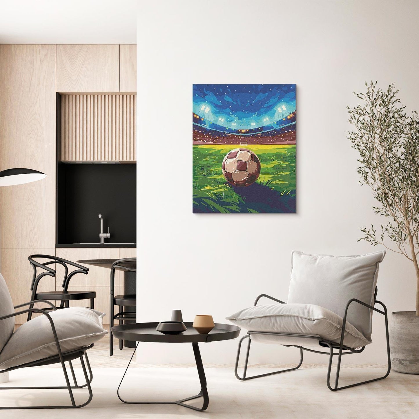 Malen nach Zahlen - Before the match