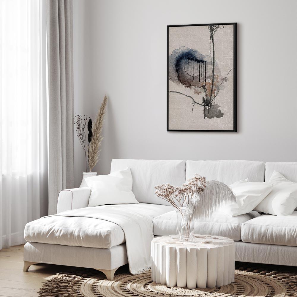 Leinwandbild - Watercolor Stained Glass (1 Part) Vertical