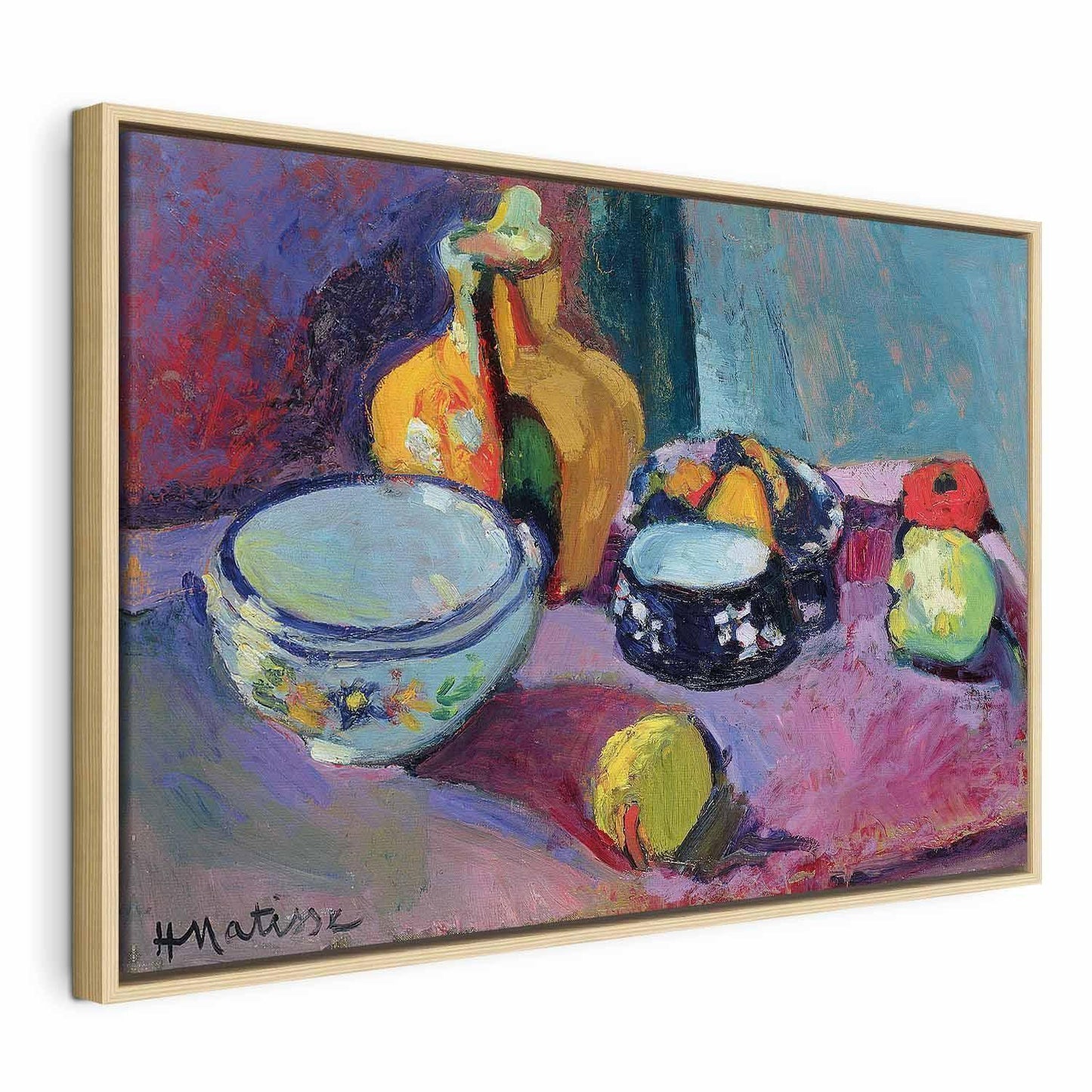 Leinwandbild - Henri Matisse – Dishes and Fruit