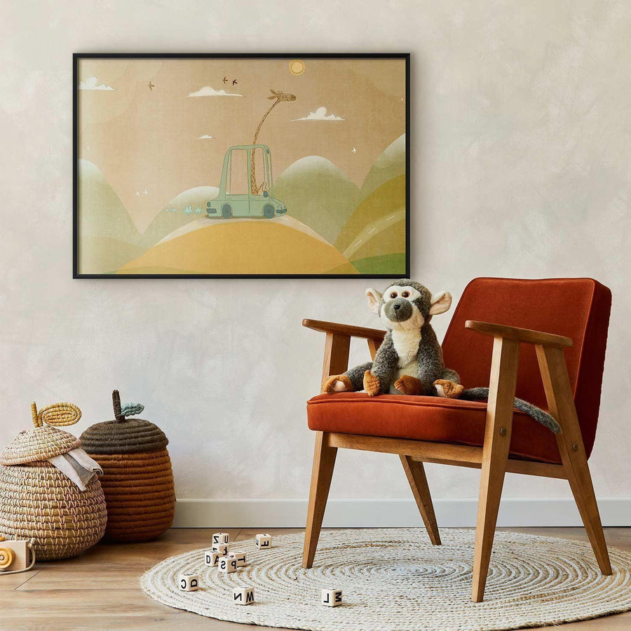Poster - Traveling Giraffe Artgeist
