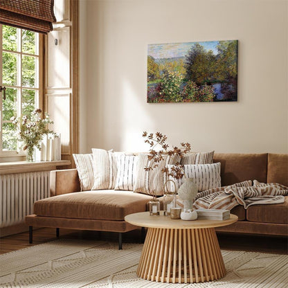 Leinwandbild - Claude Monet – Garden at Montgeron (detail)