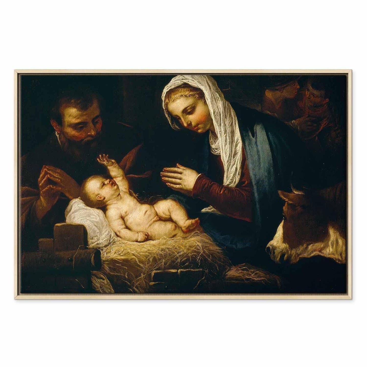 Leinwandbild Heilige Familie Tintoretto – Renaissance Meisterwerk