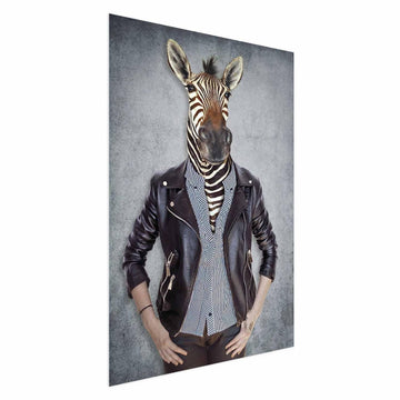 Poster - Zebra Eva Artgeist