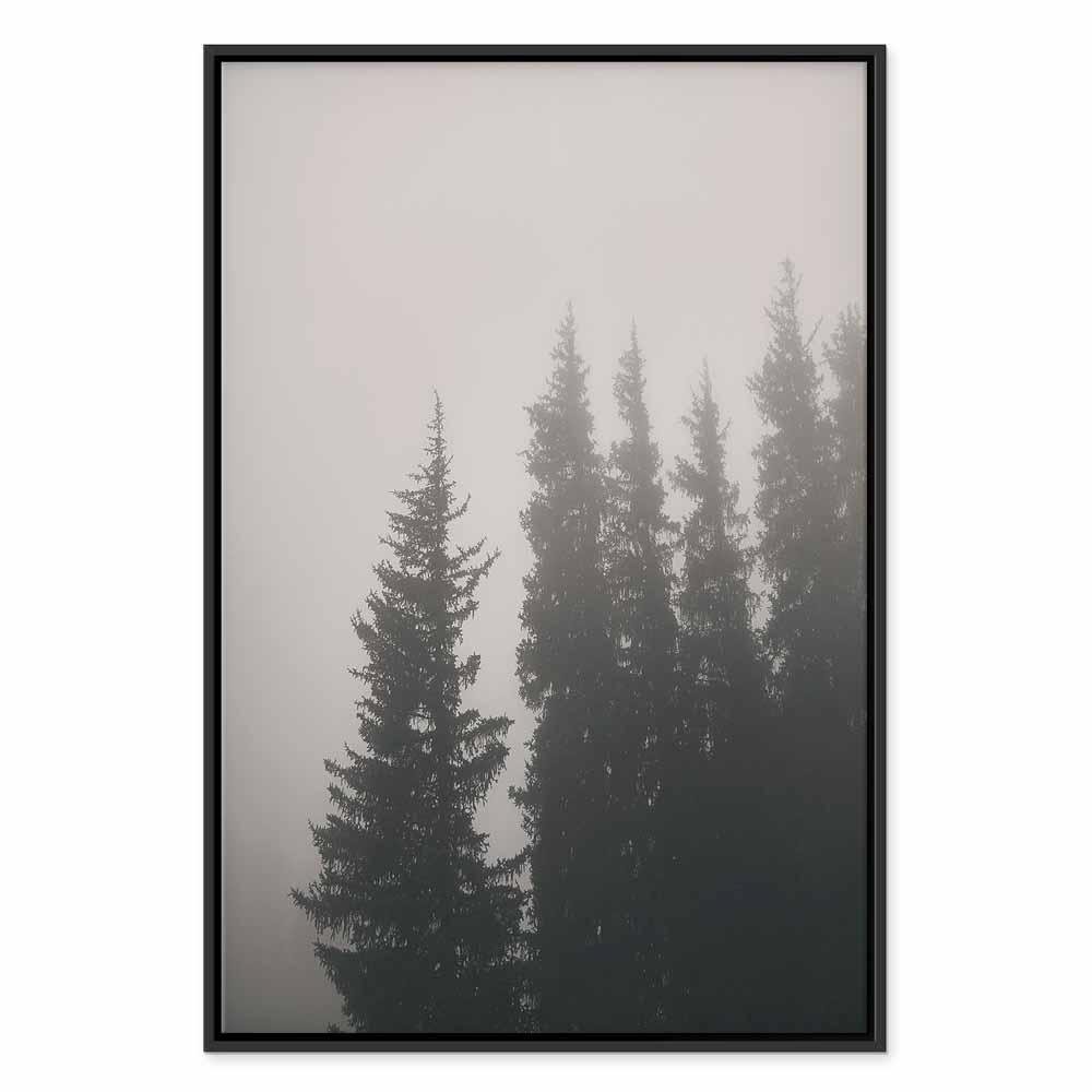 Leinwandbild - Smell of Forest Fog (1 Part) Vertical
