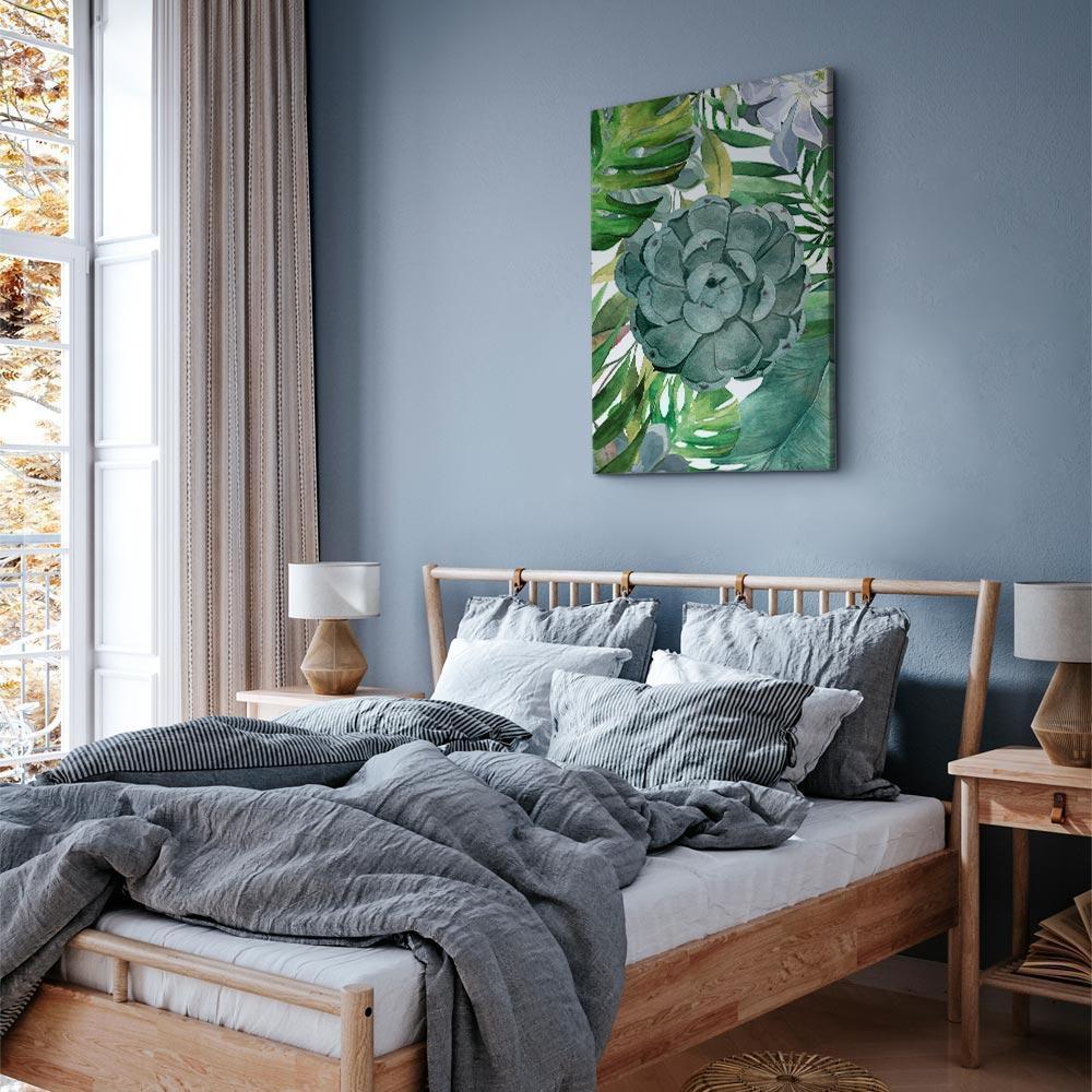 Leinwandbild - Tropical Flora (1 Part) Vertical