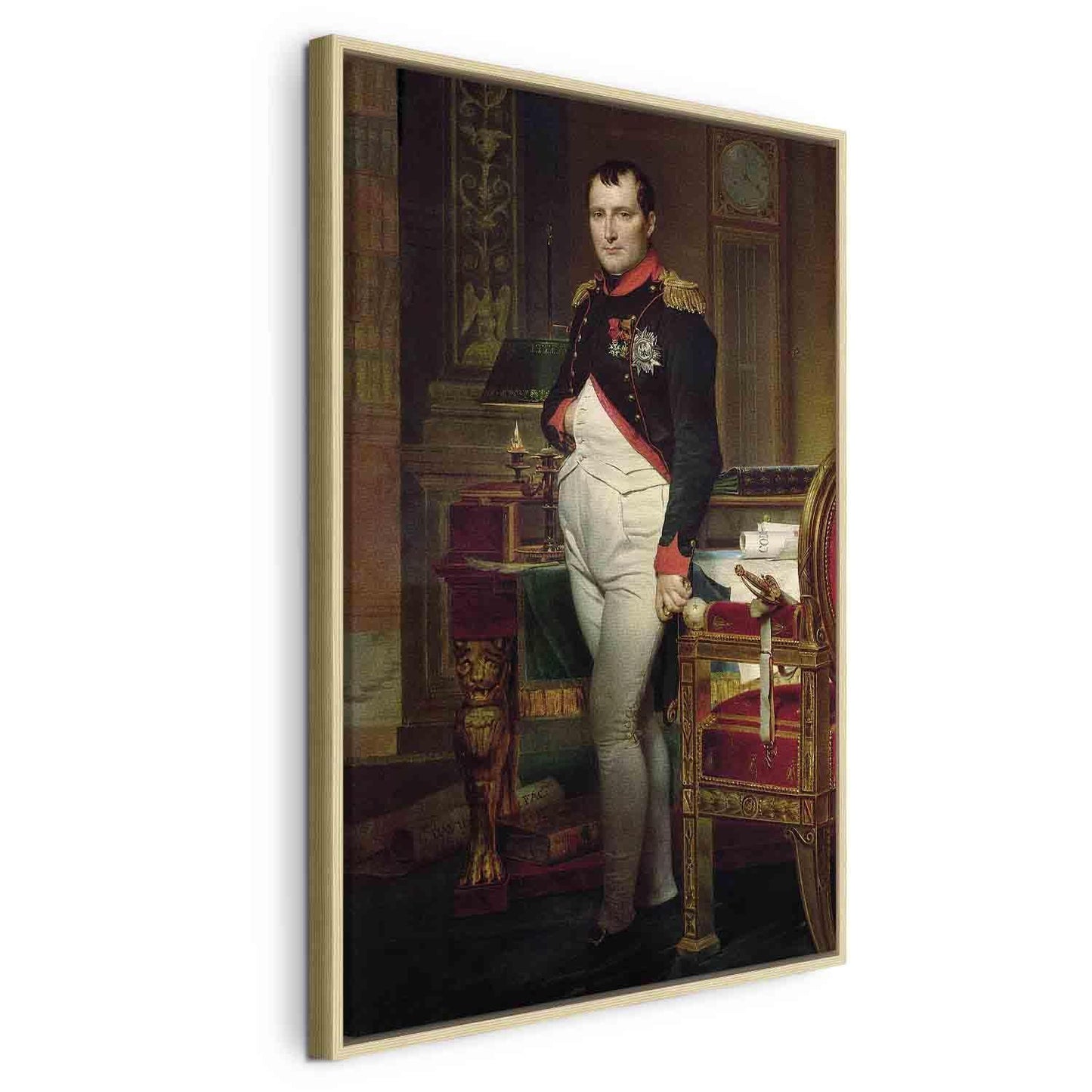 Leinwandbild - Napoleon Bonaparte (Jacques-Louis David) Artgeist