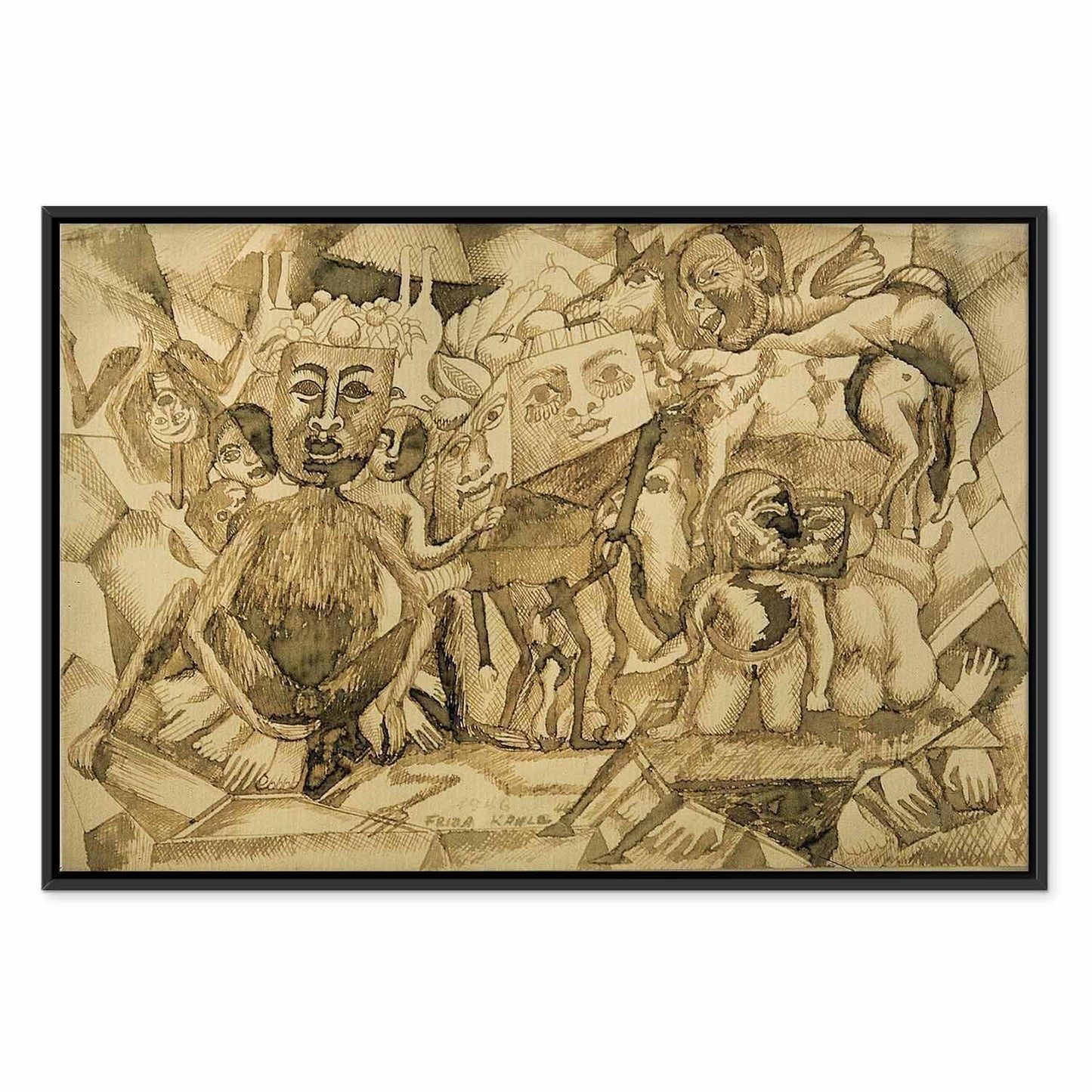 Leinwandbild - Frida Kahlo – Karma