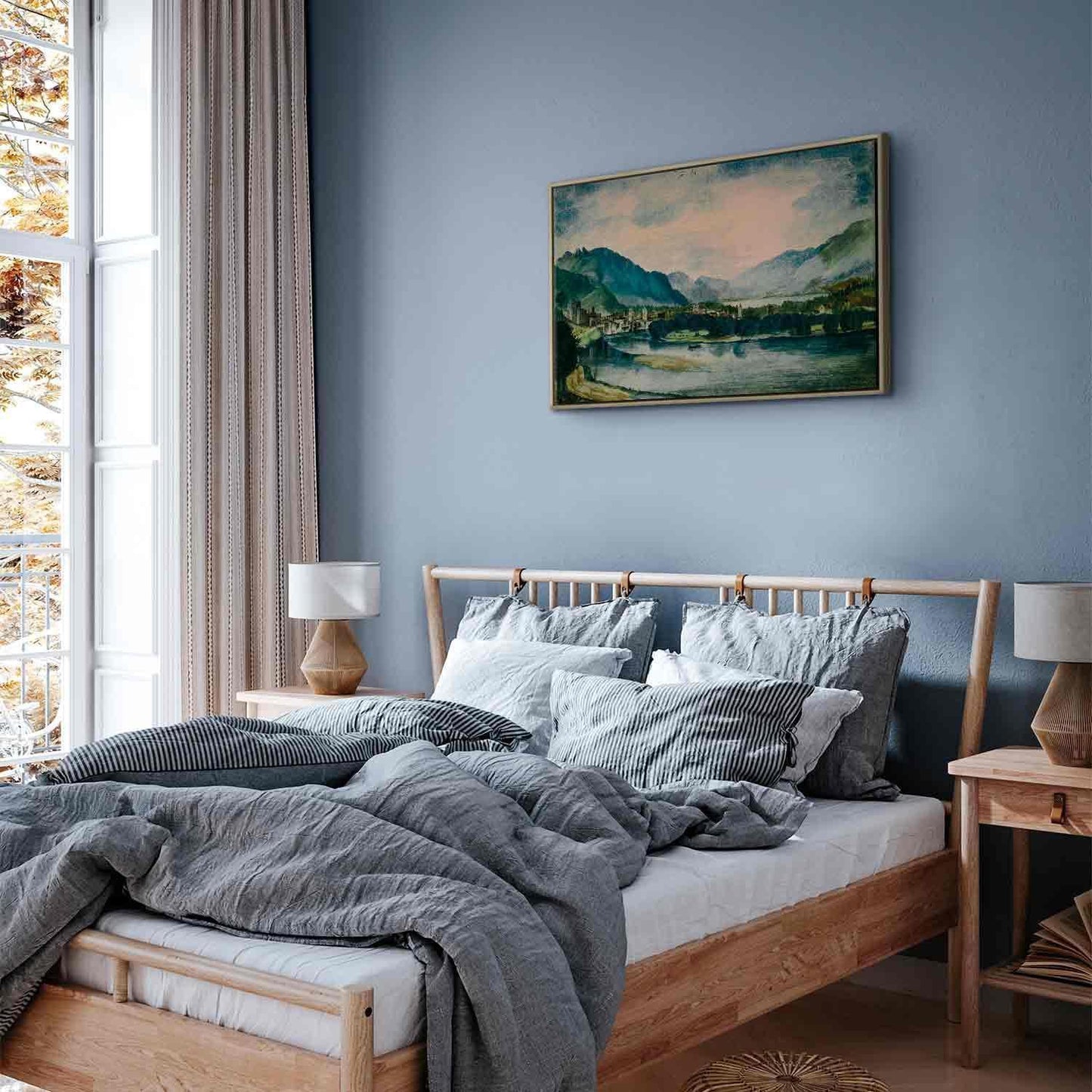 Leinwandbild - Albrecht Dürer – View of Trento from the North