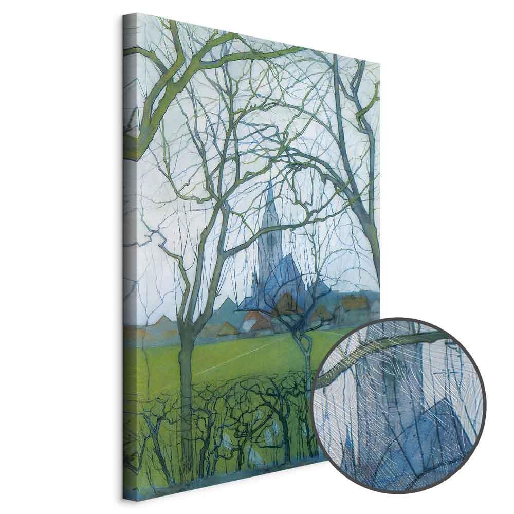 Leinwandbild - Piet Mondrian – St Jacob's Church