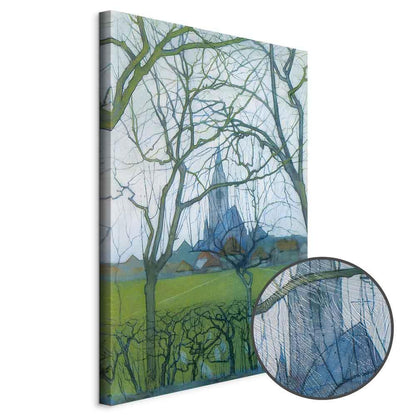 Leinwandbild - Piet Mondrian – St Jacob's Church