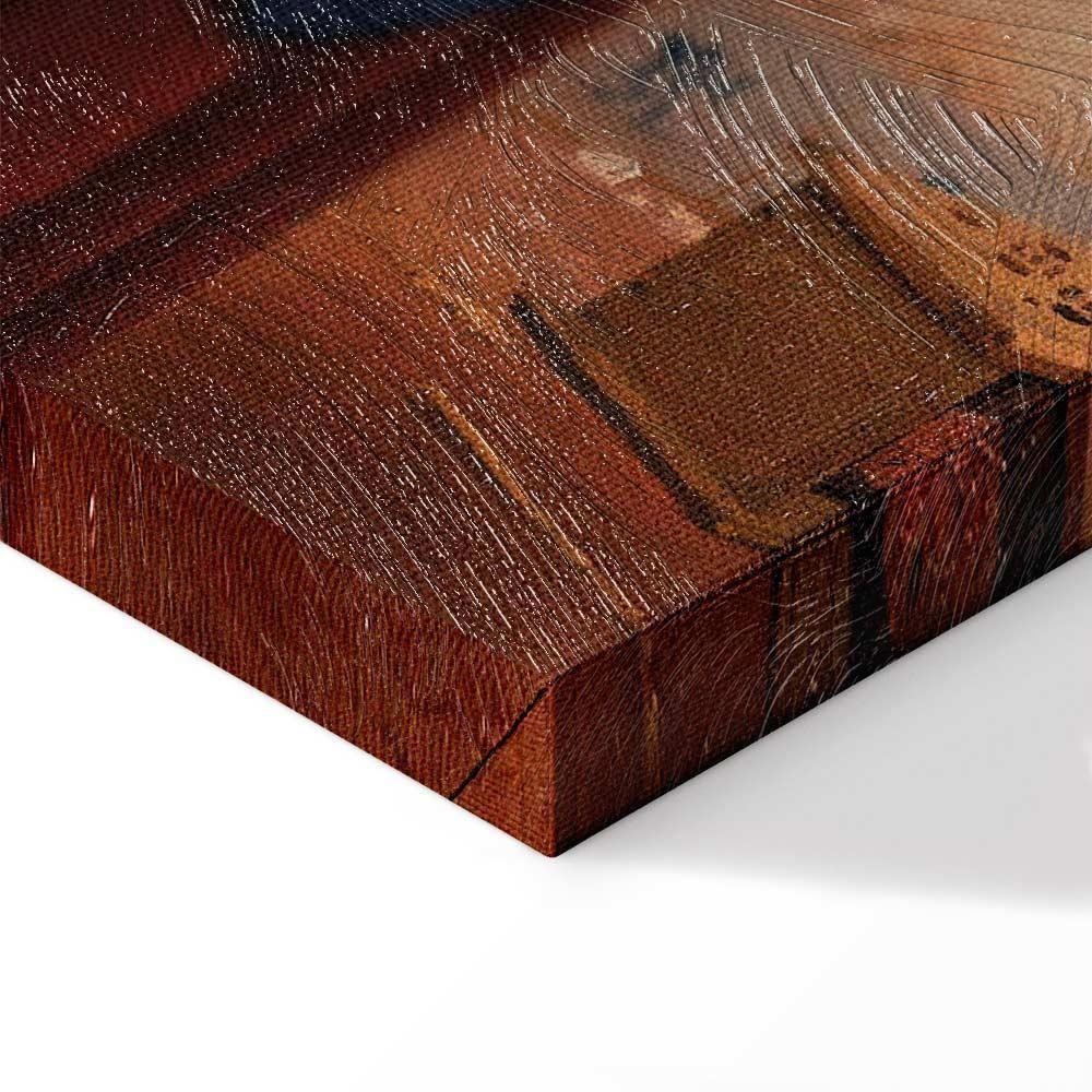 Leinwandbild - Jan Vermeer – The Milkmaid