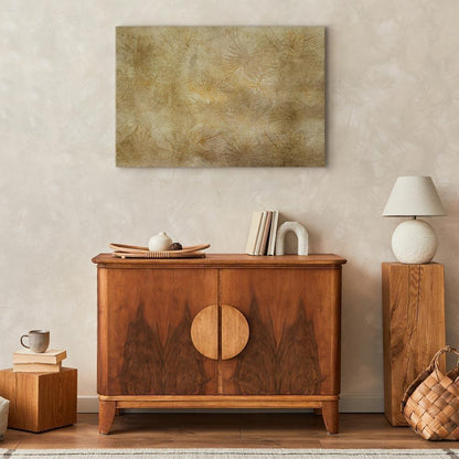 Leinwandbild - Vintage Leaves (1 Part) Wide