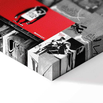 Leinwandbild - Street Art: Banksy IV