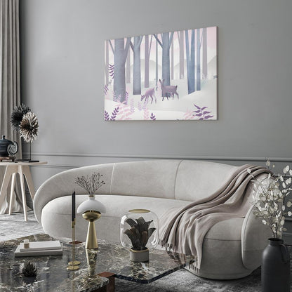 Leinwandbild - Fairy-Tale Forest (1 Part) Vertical - Second Variant