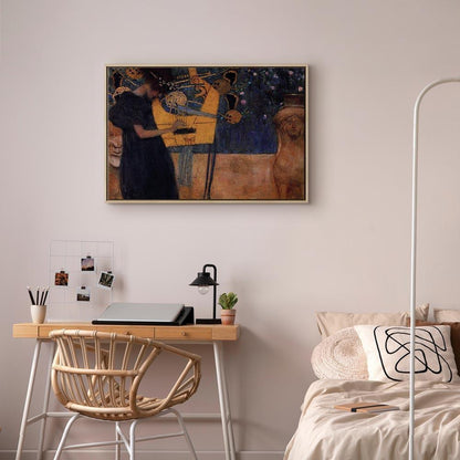 Leinwandbild - Gustav Klimt – Music