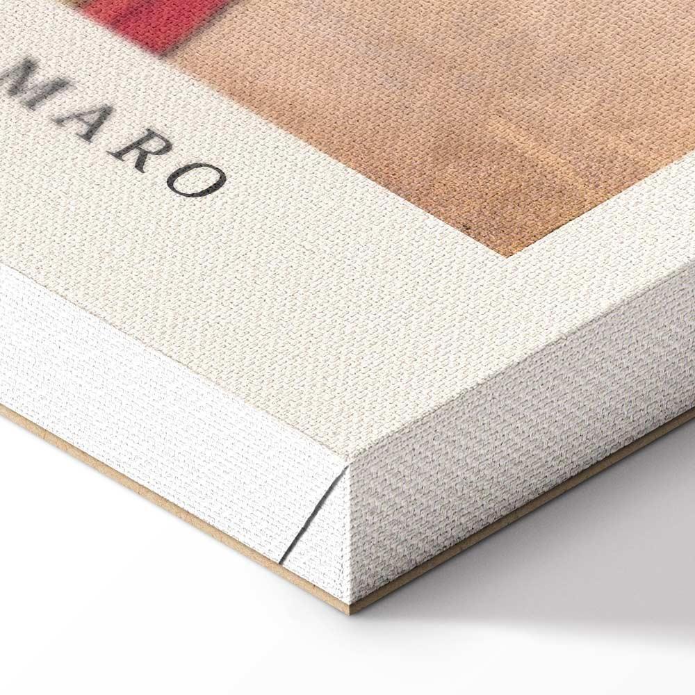 Leinwandbild - Woman With an Umbrella (1 Part) Vertical