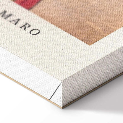 Leinwandbild - Woman With an Umbrella (1 Part) Vertical