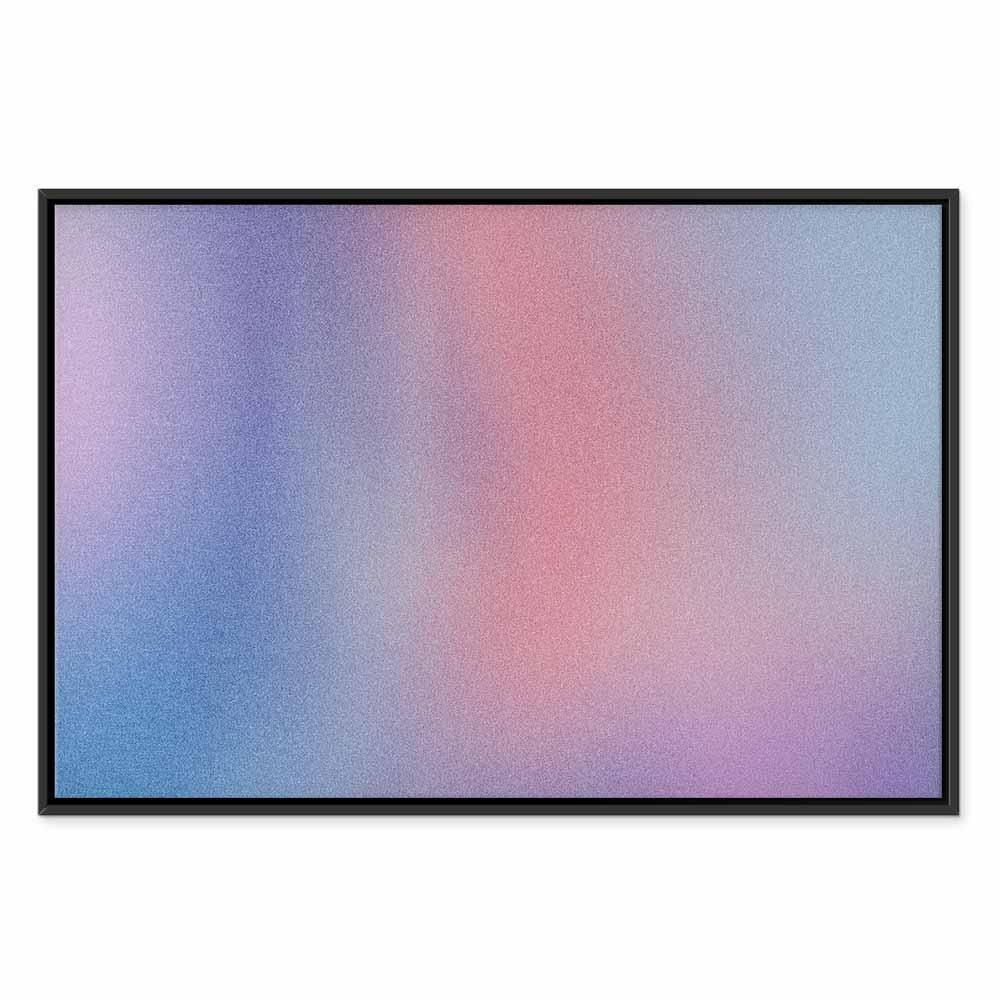 Leinwandbild - Rainbow Gradient - Delicate Multicolored Gradient Resembling Mist
