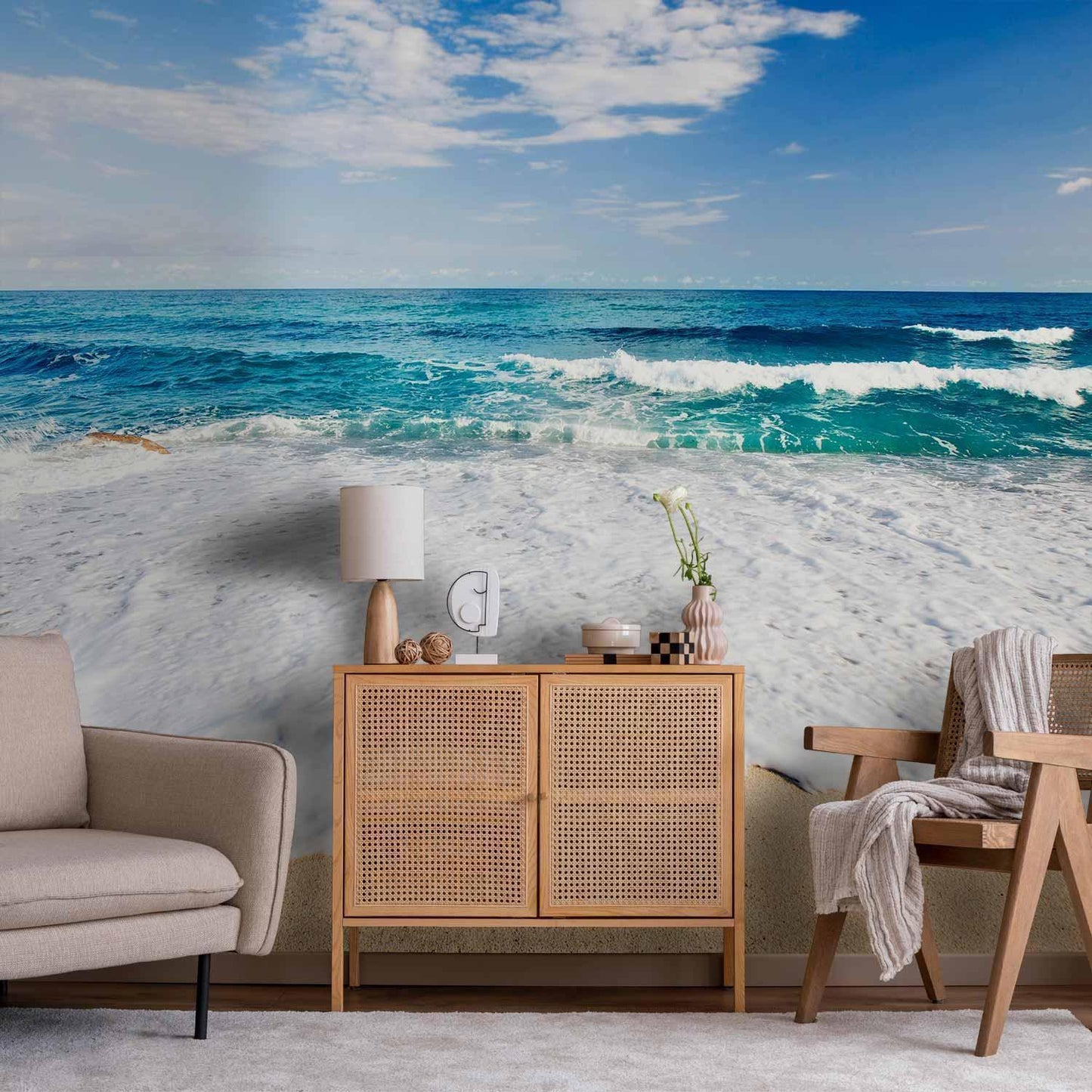 Fototapete Am Meer – Maritime Ruhe für dein Zuhause