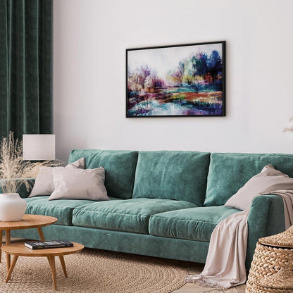 Leinwandbild - World in Paints (1 Part) Wide