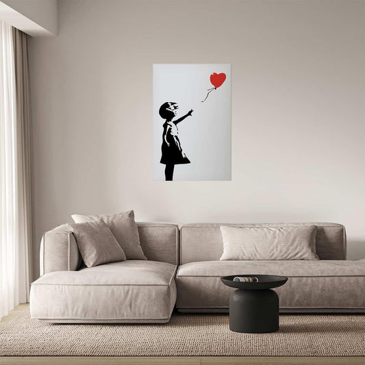 Poster - Girl with a Balloon Artgeist