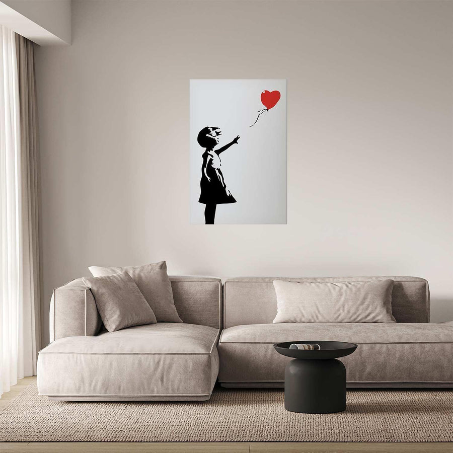 Poster - Girl with a Balloon Artgeist