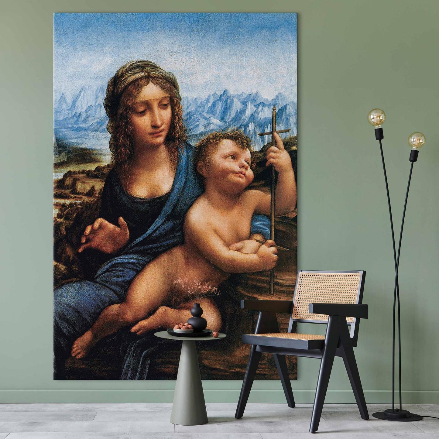 Wandbild XXL - Leonardo da Vinci – Madonna of the Yarnwinder