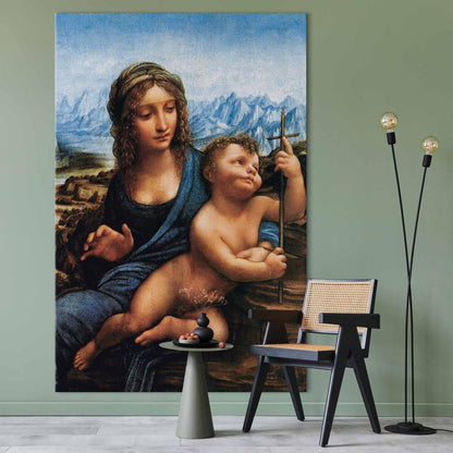 Wandbild XXL - Leonardo da Vinci – Madonna of the Yarnwinder