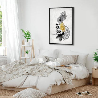 Leinwandbild - Landscape With the Sun (1 Part) Vertical