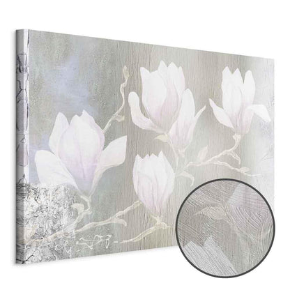 Leinwandbild - White Magnolias (1 Part) Wide