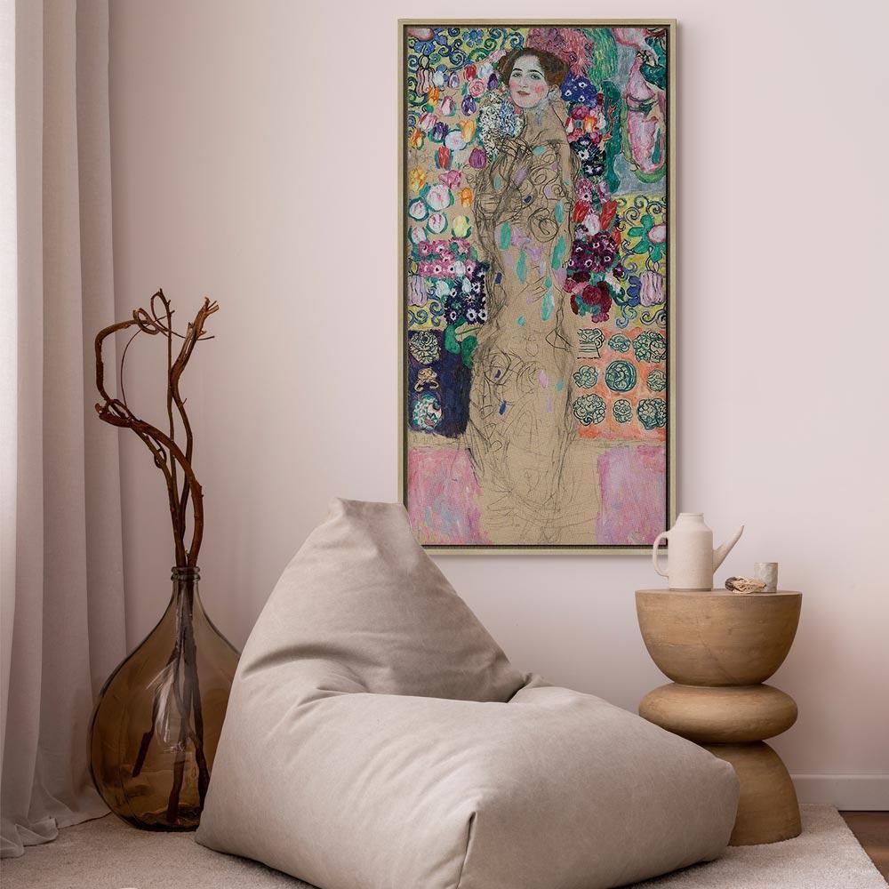 Leinwandbild - Gustav Klimt – Posthumous Portrait of Ria Munk III