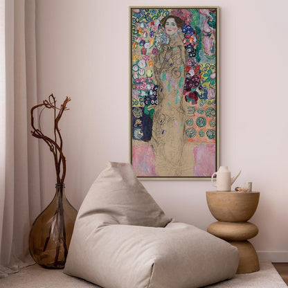 Leinwandbild - Gustav Klimt – Posthumous Portrait of Ria Munk III