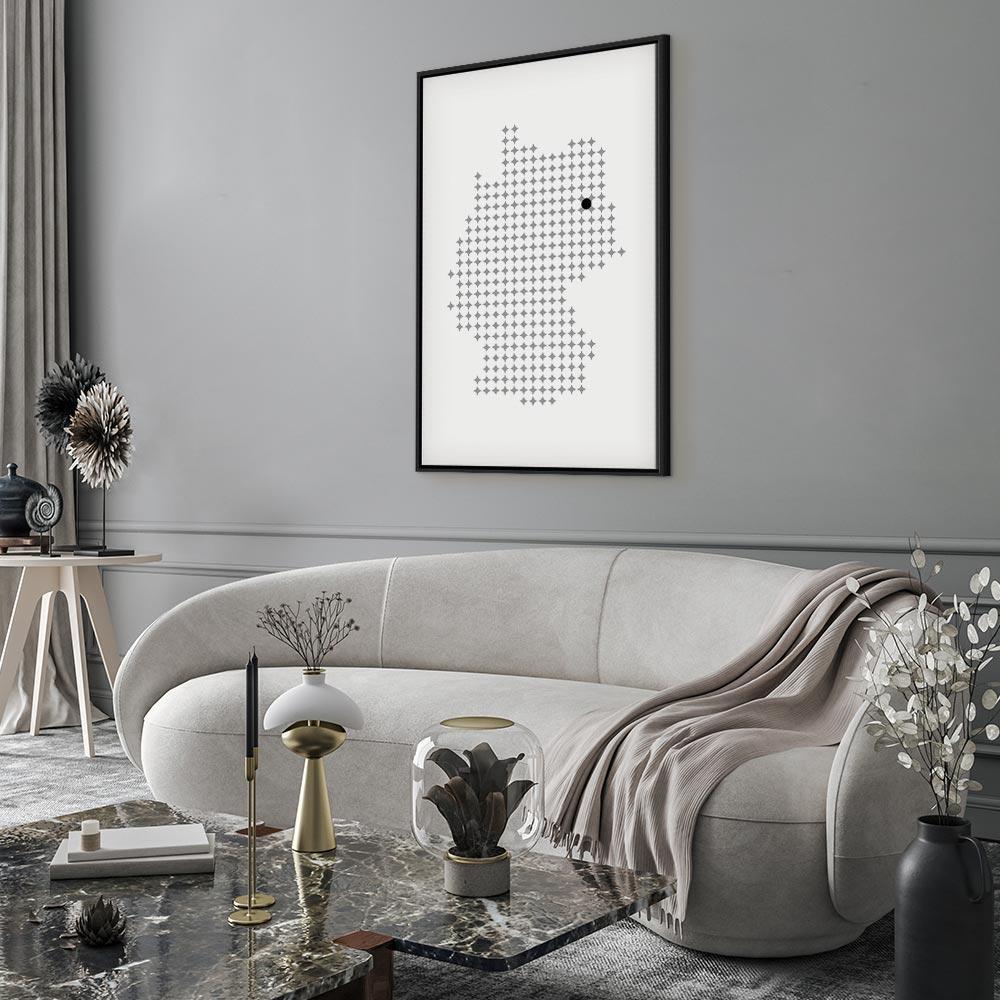 Leinwandbild - Germany (1 Part) Vertical