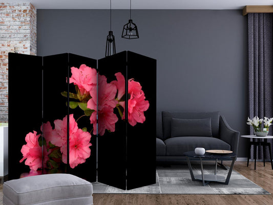 Paravent - Azalea in Black II Artgeist