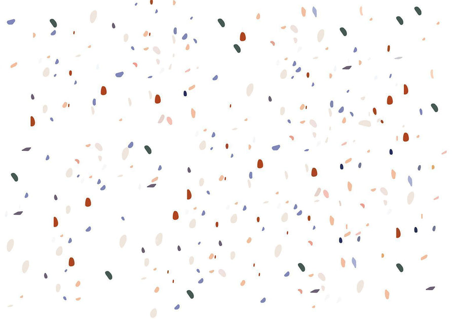 Fototapete - Classic Terrazzo on White Background Artgeist