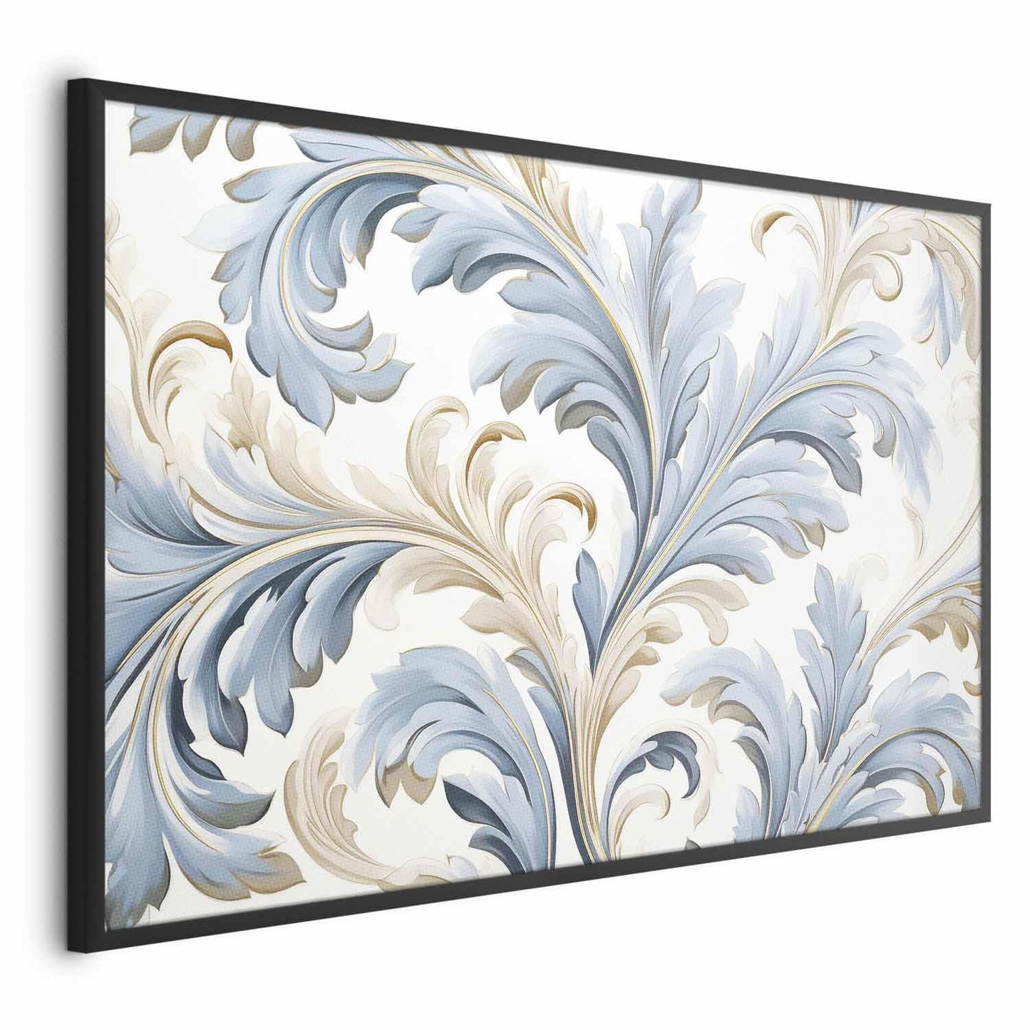 Poster - Baroque Vines in Light Colors