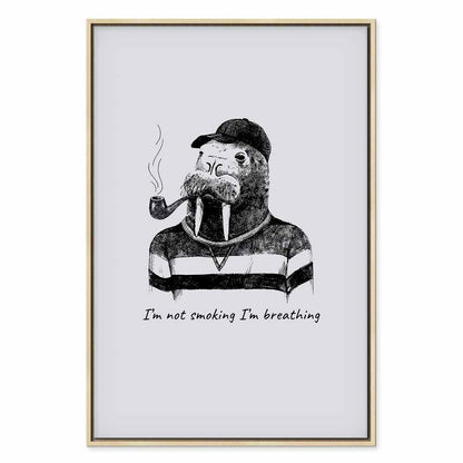 Leinwandbild - I'm Not Smoking I'm Breathing (1 Part) Vertical