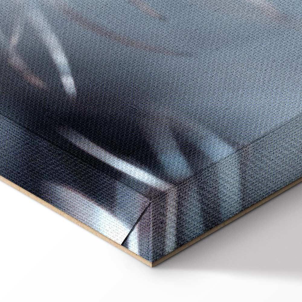 Leinwandbild - Plant in Blues (1 Part) Vertical