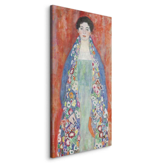 Leinwandbild - Portrait of Fräulein Lieser (Gustav Klimt) Artgeist