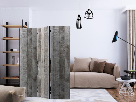 Paravent - Concrete Timber Artgeist